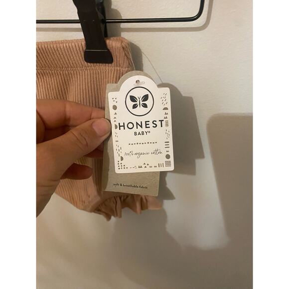 NWT Honest Baby Organic Cotton Blush Pink Bloomers 18 months - Picture 4 of 4